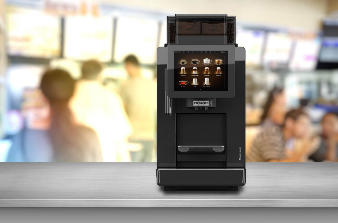 La máquina de café profesional A300 de Franke incluida en la lista de proveedores oficiales de las franquicias de KFC en Francia